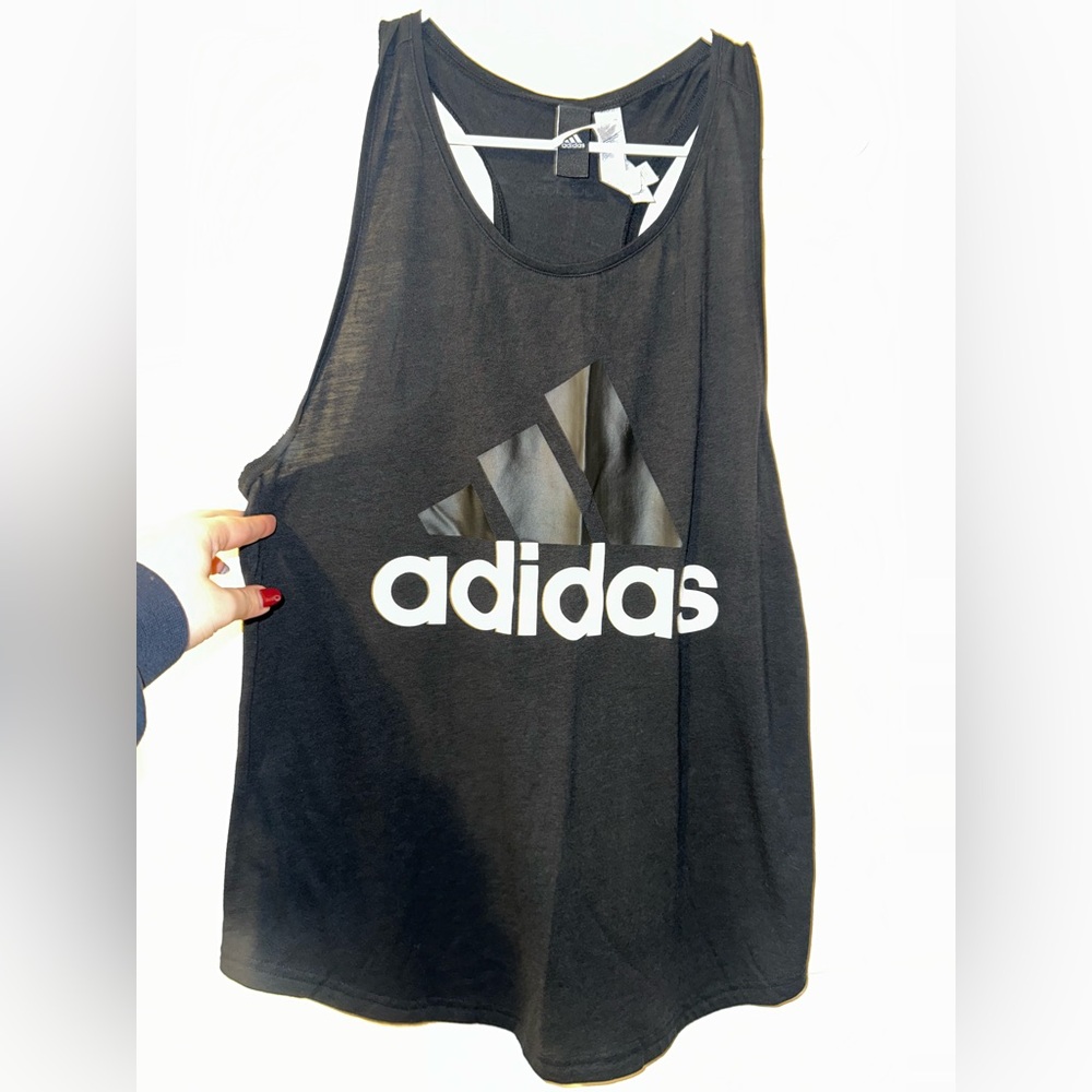 Adidas Charcoal Gray Tank Top